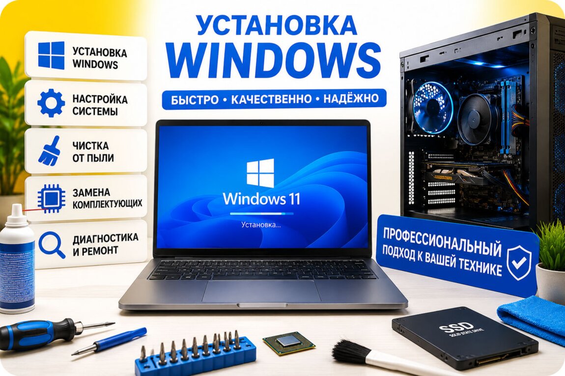 Установка Windows Бельцы